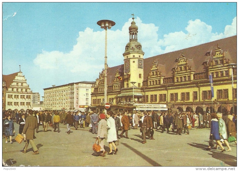 D1199 - POSTAL - MESSESTADT LEIPZIG - THE OLD TOWNHALL AND THE ALTE WAAGE - Otros & Sin Clasificación