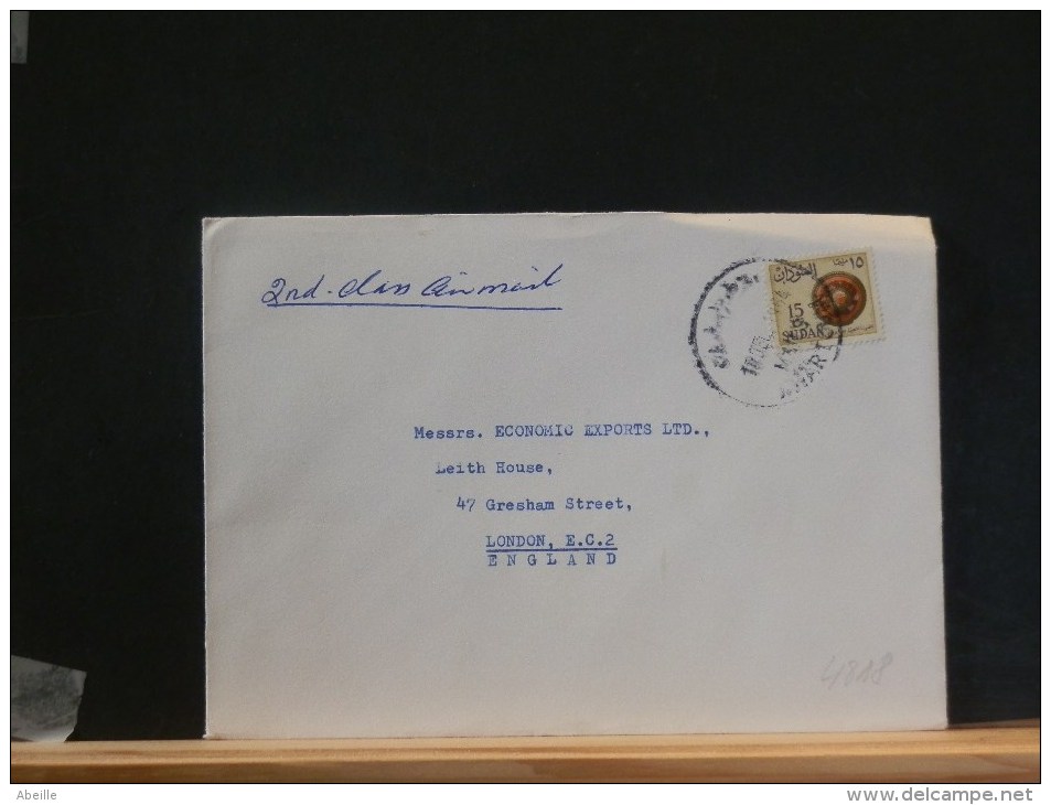 A4818  LETTER TO ENGLAND - Soedan (1954-...)