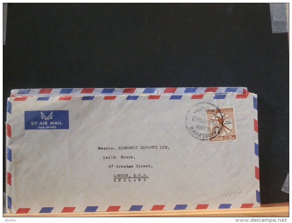 A4837  LETTER TO ENGLAND - Sudan (1954-...)