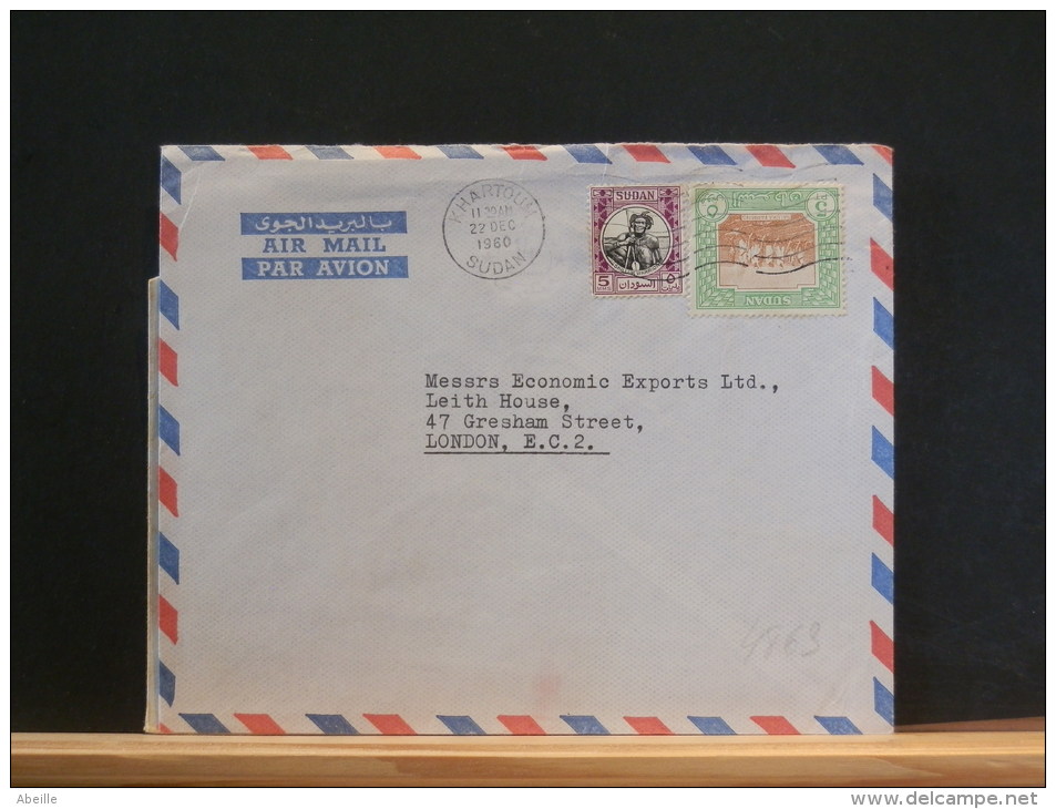 A4863   LETTRE    TO ENGLAND - Sudan (1954-...)