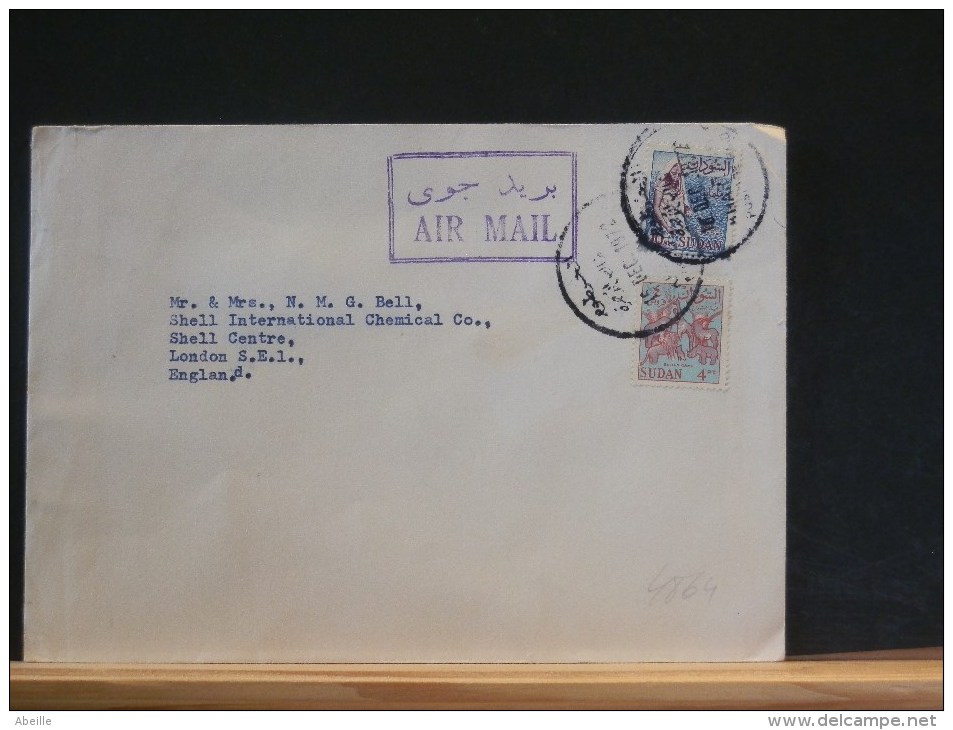 A4864   LETTRE    TO ENGLAND - Soedan (1954-...)