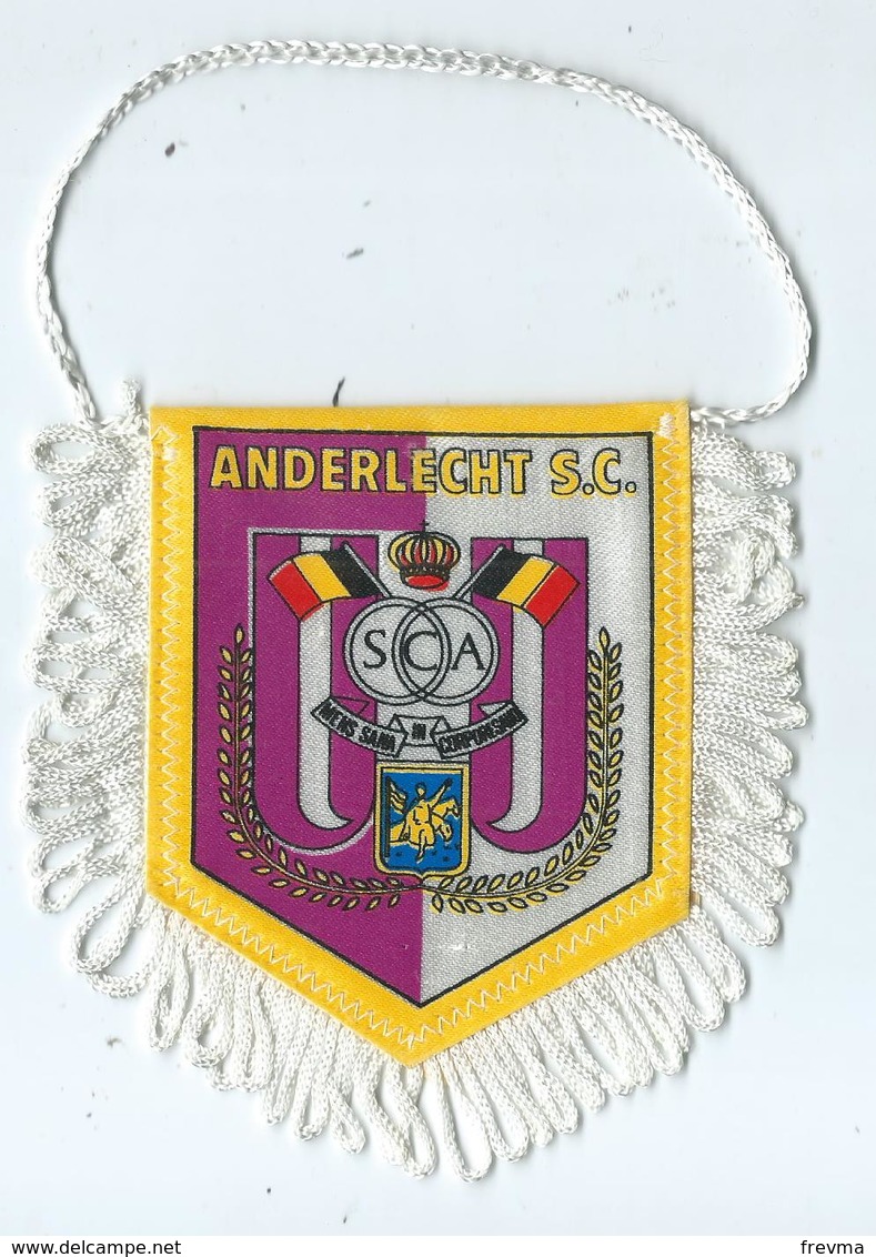 Fanion Football L'équipe De Anderlecht SC - Habillement, Souvenirs & Autres