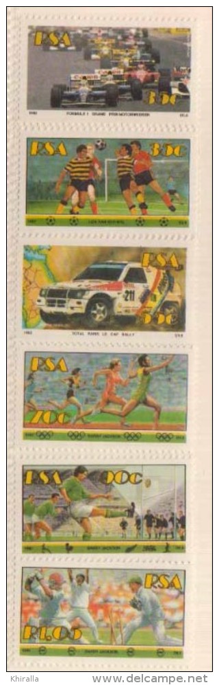 AFRIQUE DU SUD    1992             N°    766 /  771  +  BF   N°  29       COTE         13 € 00 - Neufs