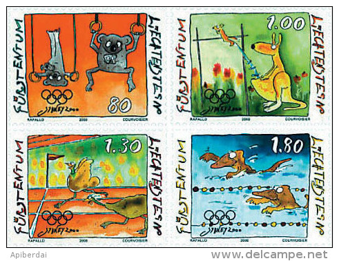 Liechtenstein - Sydney 2000 (unused Serie + FDC) - Summer 2000: Sydney