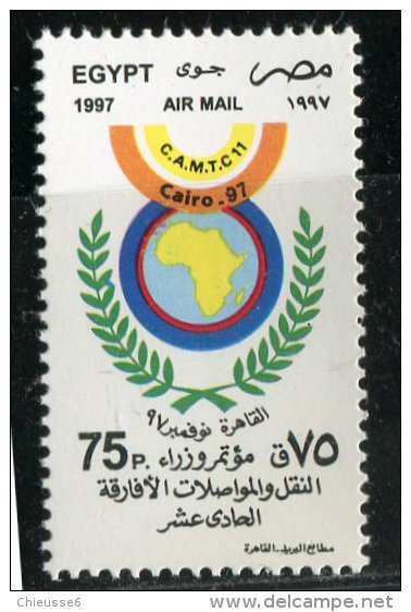 Egypte ** PA N° 260 - Conf. Des Ministres Africains Des Transports - Poste Aérienne
