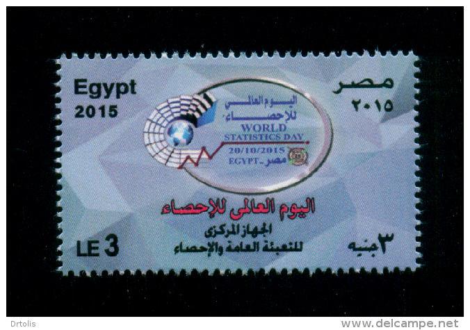 EGYPT / 2015 / WORLD STATISTICS DAY / CENTRAL AGENCY FOR PUBLIC MOBILIZATION & STATISTICS / MNH / VF - Neufs