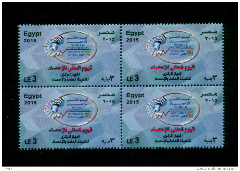 EGYPT / 2015 / WORLD STATISTICS DAY / CENTRAL AGENCY FOR PUBLIC MOBILIZATION & STATISTICS / MNH / VF - Ongebruikt