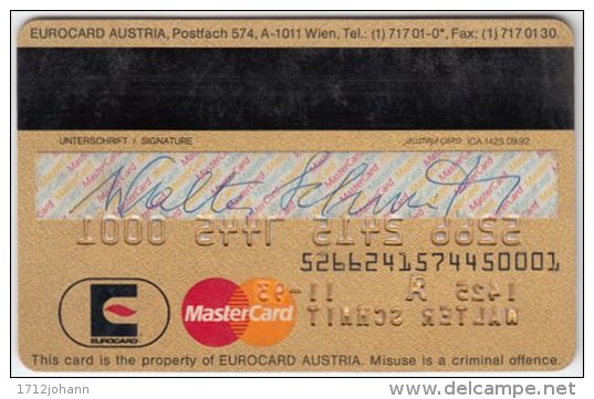 Credit Card A-405 Austria - Sparkasse - Used - Carte Di Credito (scadenza Min. 10 Anni)