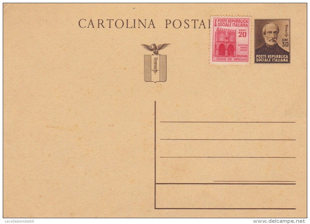 7569-CARTOLINA POSTALE MAZZINI - Interi Postali