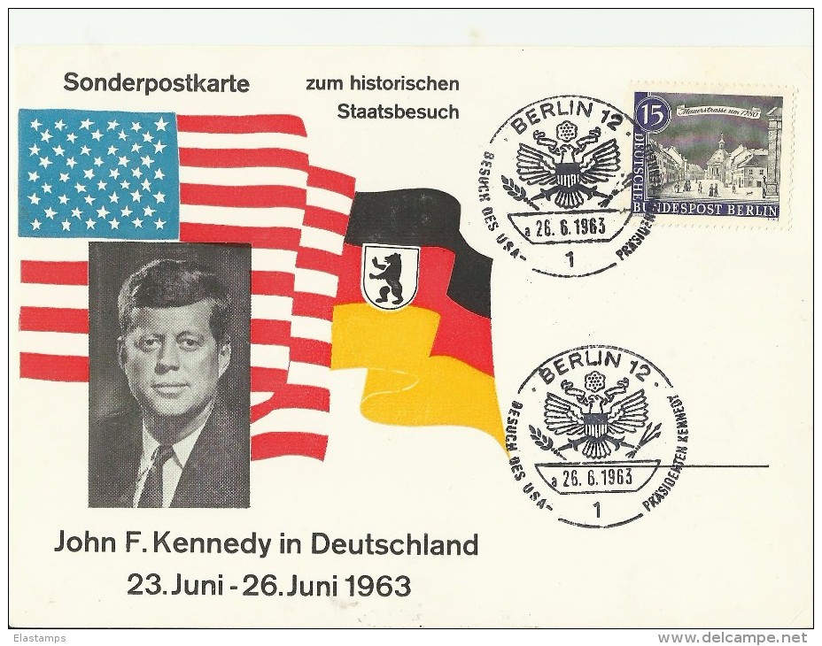 =BDR GS 1963 SST J F KENEDY - Frankeermachines (EMA)