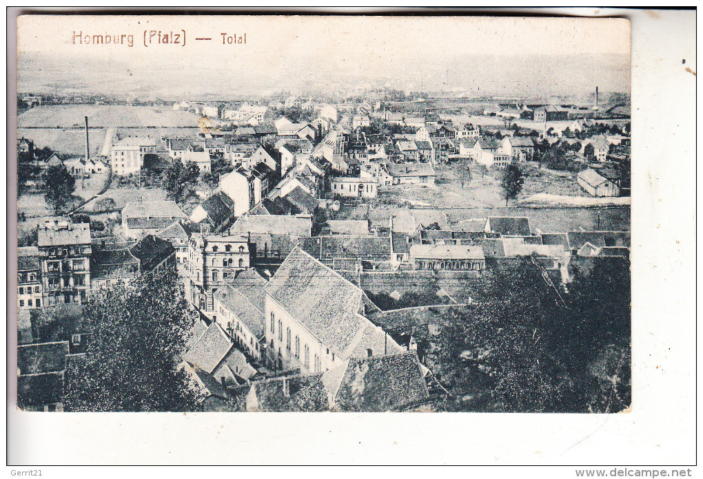 6650 HOMBURG, Totalansicht - Saarpfalz-Kreis