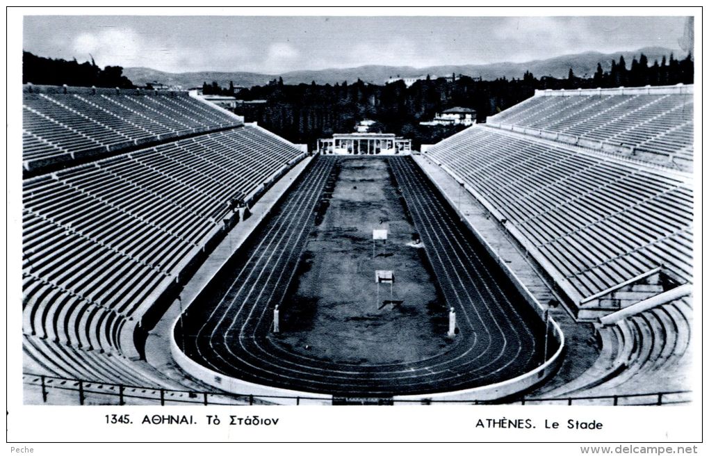 N°45630 - Cpsm Athènes -le Stade- - Stades