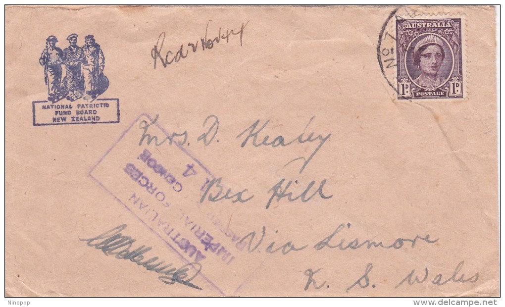 Australia Military Mail, Aust Army Post Office Censored Cover - Other & Unclassified