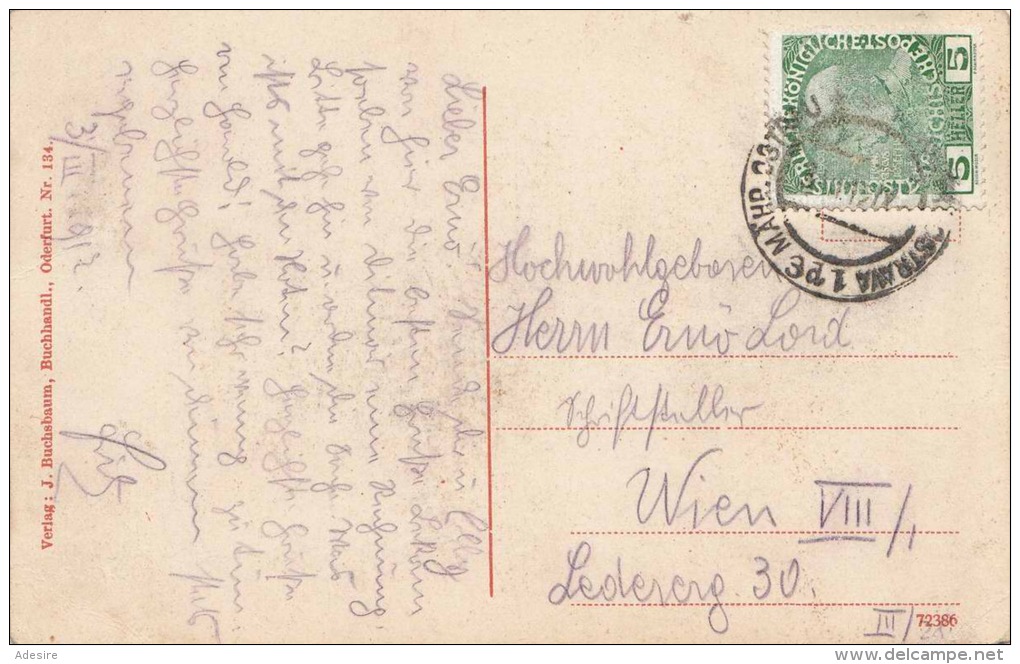 WITKOWITZ - M.OSTRAU, Werkspartie, Gel.1912 - Böhmen Und Mähren