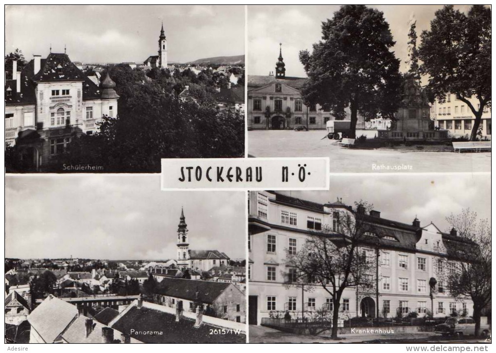 STOCKERAU (NÖ) - Mehrbilder Fotokarte Gel.196? - Stockerau