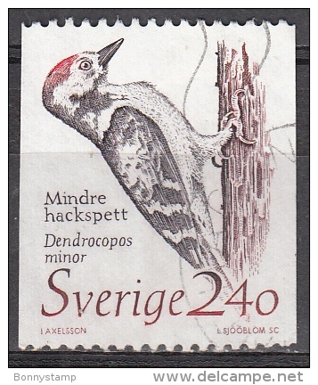 Svezia, 1989 - 2.40k Dendrocopos Minor - Nr.1725 Usato° - Pics & Grimpeurs