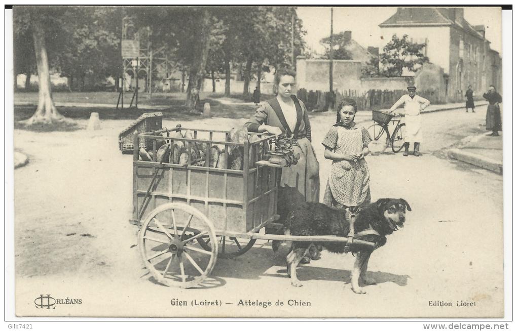 Attelage De Chien " La Boulangère " Superbe état - Gien