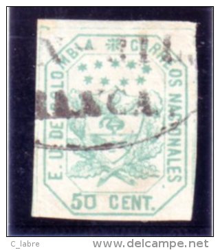 COLOMBIE : N° 22 . OBL . TB . 1862 - Kolumbien