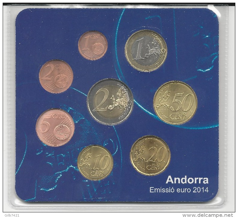 Set Andorran 1 Cent à 2 Euro - Set Réservé Aux Citoyens D´Andorre (Starter Kit) RARE - Andorra