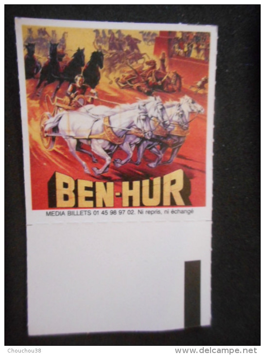 BILLET DE CINEMA "LE PETIT PRINCE" - Image "BEN HUR" - Otros