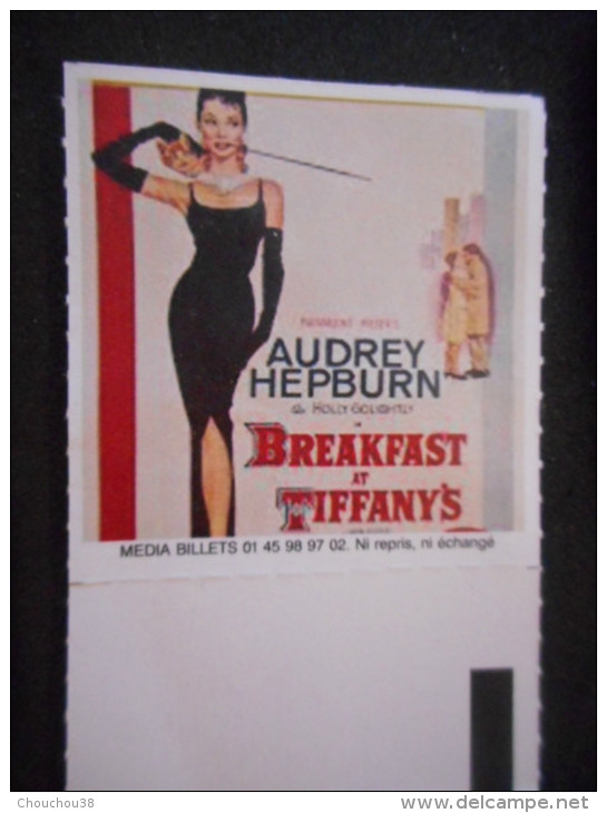 BILLET DE CINEMA "LE PETIT PRINCE" Image Audray Hepburn Dans "BREAKFAST AT TIFFANY'S"" - Otros