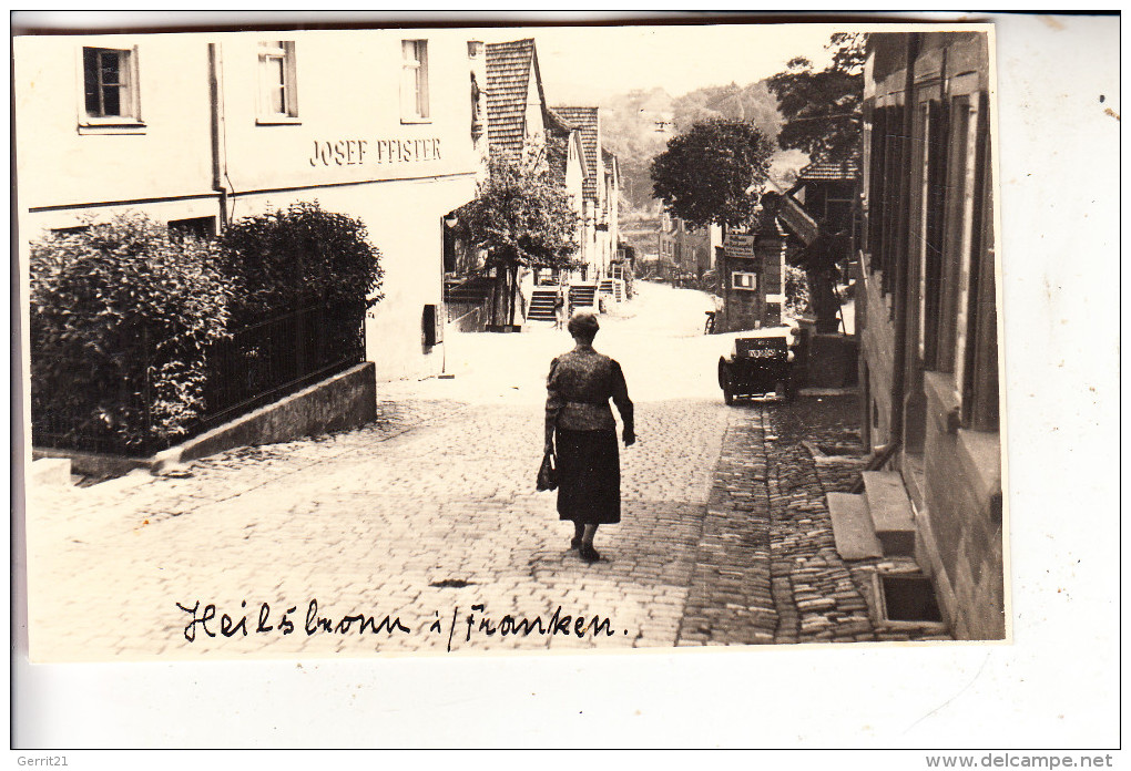 6968 WALLDÜRN, Strassenpartie, Photo-AK - Mosbach