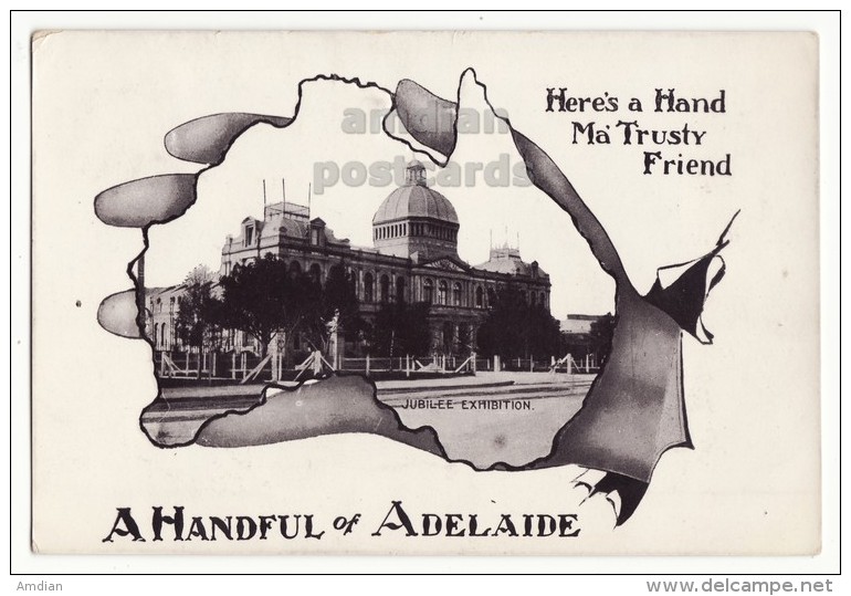 Australia - Handful Of Adelaide 1900s Jubilee Exhibition Greetings Vintage Real Photo Postcard RPPC [8768] - Adelaide