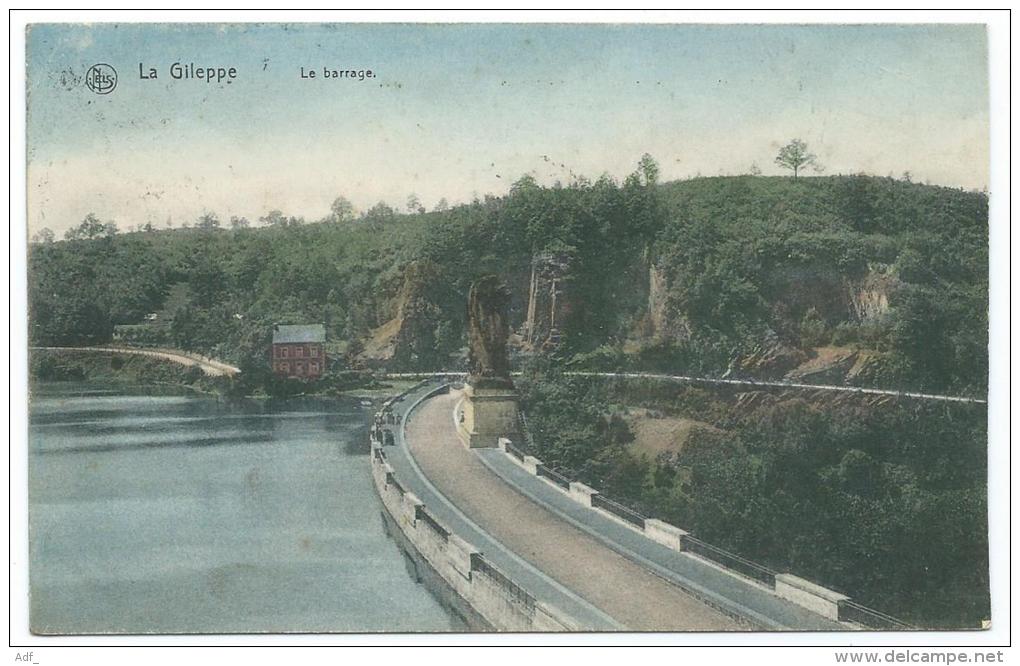 CPA COLORISEE LA GILEPPE, LE BARRAGE, BELGIQUE - Autres & Non Classés