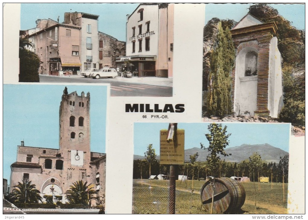 CPSM MILLAS (Pyrénées Orientales) - 4 Vues - Millas