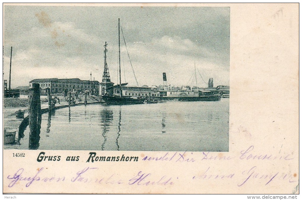 SUISSE GRUSS AUS ROMANSHORN 1902 - Romanshorn