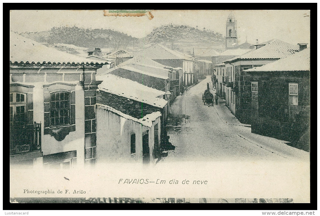 ALIJÓ - FAVAIOS - Em Dia De Neve ( Fotog. De F. Arião) Carte Postale - Vila Real