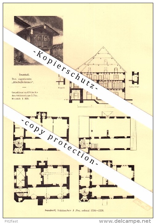 Photographien / Ansichten , 1910 , Seedorf Und Isenthal , Prospekt , Architektur , Fotos !!! - Isenthal