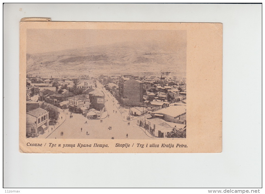 Skopje Skoplje Used Postcard 1925  (st018) - Macédoine Du Nord