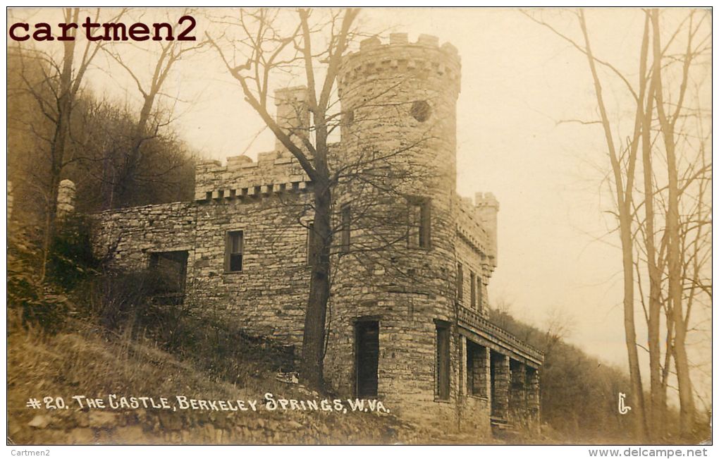 CARTE PHOTO : THE CASTLE BERKELEY SPRINGS ENGLAND - Other & Unclassified