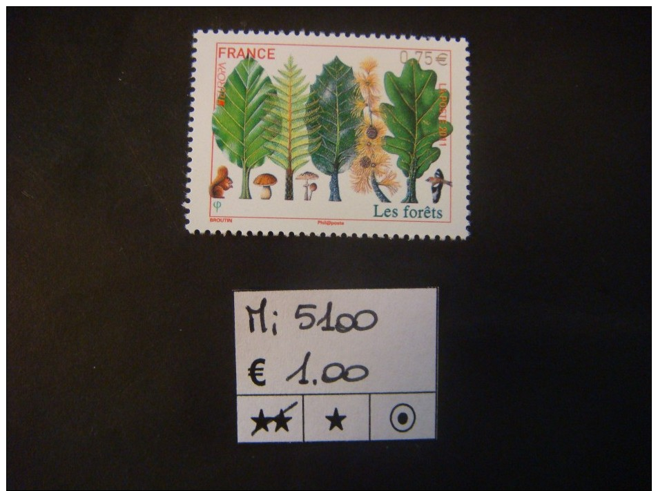 FRANCIA / FRANCE 2011 - EUROPA FOREST MNH - Unused Stamps