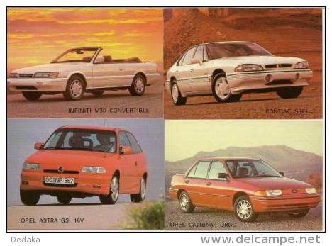 Pocket Calendar Russia  1993  9 P. -  Cars Different - Petit Format : 1991-00