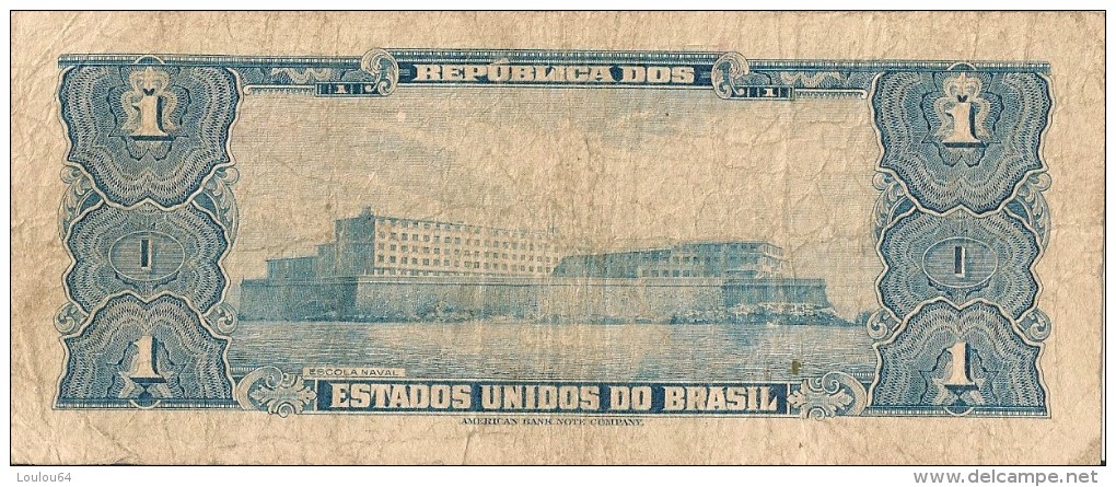 Billets - Brésil - 1 Cruzeiro - 1955 - - Brésil