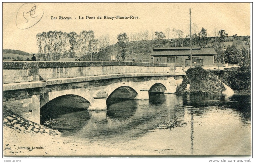 CPA 10 LES RICEYS LE PONT DE  RICEY HAUTE RIVE - Les Riceys