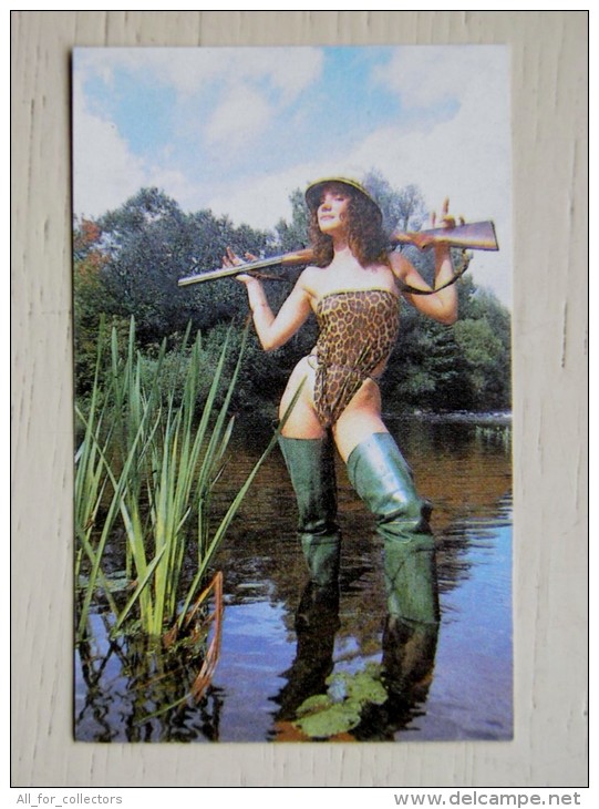 Calendar From Russia 1990 Woman - Kleinformat : 1981-90