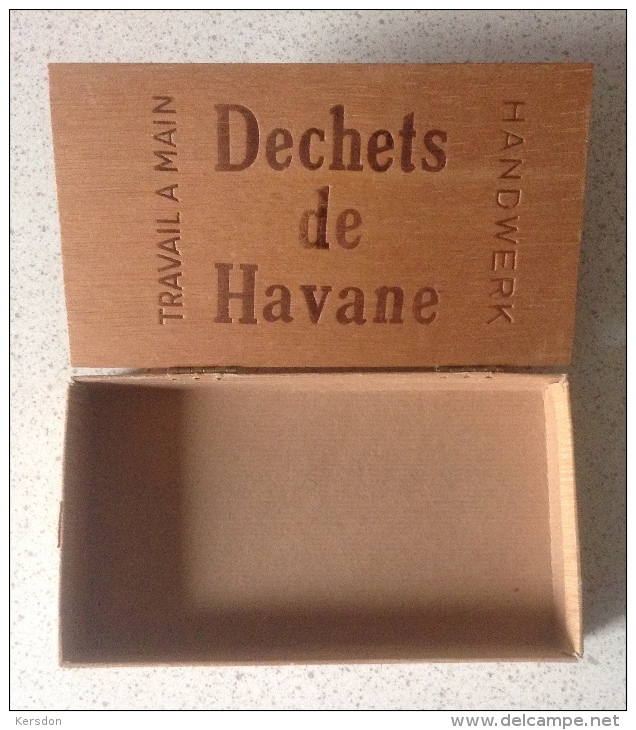 Boîte Vide De Cigares De Marque Handwerk En Carton Et Bois - Déchets De Havane Travail à Main De 16x9x3 Cm - Tabaksdozen (leeg)