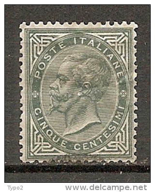 Yvert : N°  14  (o)  5c  Gris-vert   Cote  1,5 Euros  BE  2 Scans - Usati