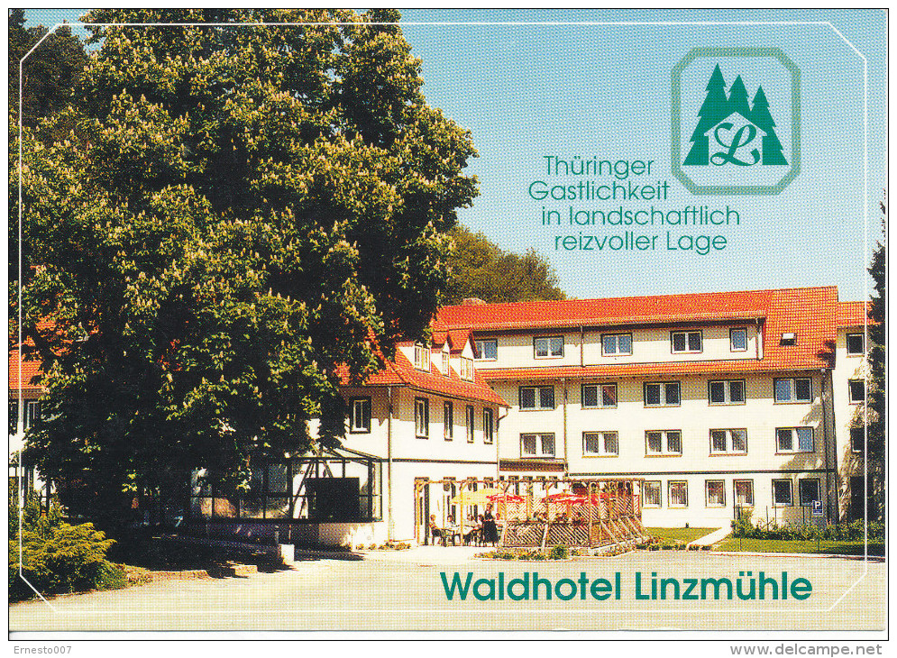 PK-CP Deutschland - ("DDR"), Kahla - Waldhotel Linzmühle, Gebraucht, Siehe Bilder!*) - Kahla