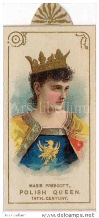 Marie Prescott Dressed As Polish Queen Of The 14th Century, 1888–90 / Second Series (N71) Duke Brand Cigarettes - Sonstige & Ohne Zuordnung