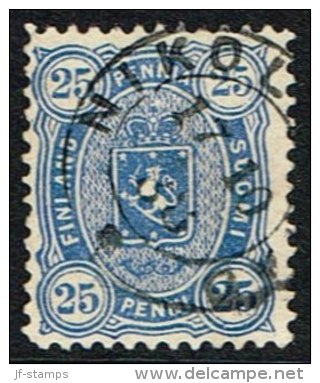 1885. Coat Of Arms. Perf. 12½. 25 P. Blue. (Michel: 23) - JF157344 - Neufs