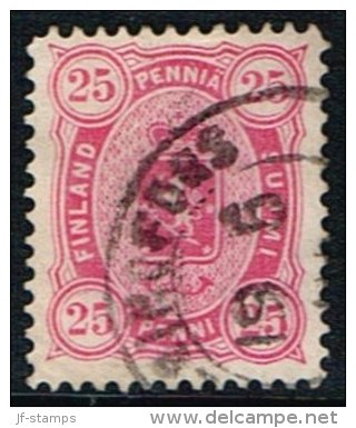 1875-1882. Coat Of Arms. Perf. L 12½. 25 PENNI Rose. (Michel: 17 Byb) - JF157325 - Neufs