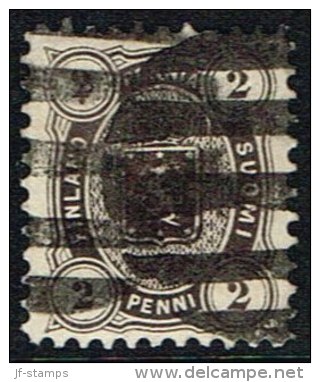 1875-1882. Coat Of Arms. Perf. L 11. 2 PENNI DARK Grey. (Michel: 12 Ay B) - JF157358 - Neufs