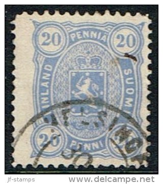 1875-1882. Coat Of Arms. Perf. L 12½. 20 PENNI Blue. (Michel: 16 Byb) - JF157311 - Nuevos