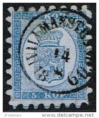 1860. Russian Values. 5 KOP. Blue. Roulette Dept. 1-1.5 Mm. (Wave Shaped). WILLMANSTAD ... (Michel: 3A) - JF157339 - Neufs