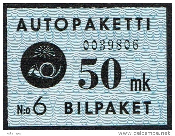 1949-1950. Rose And Triangels. 50 Mk Blue & Black. (Michel: 4) - JF157176 - Pakjes Per Postbus