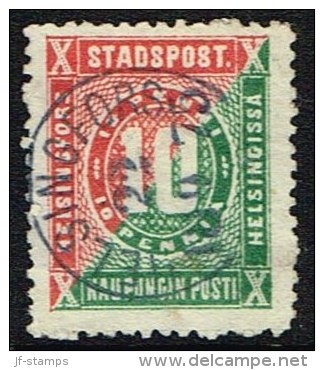 HELSINGFORS STADSPOST. 10 PENNI (Michel: ) - JF157160 - Local Post Stamps